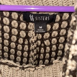 Cowl neck sweater dress like new! Has pockets